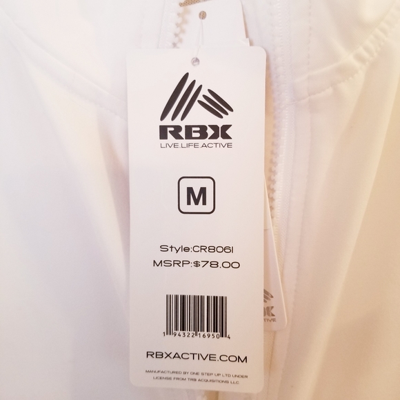 NWT RBX Athletic Ventilated Mesh Running Jacket - Picture 12 of 15